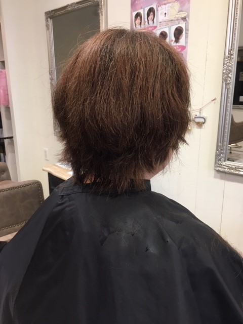 くせ毛のショートスタイル