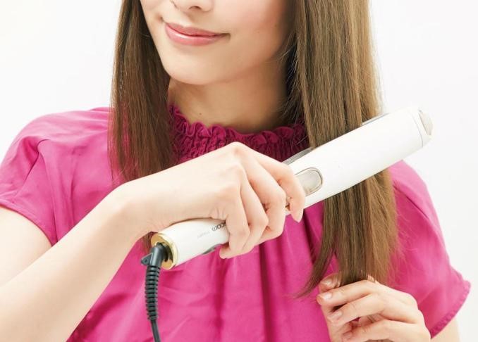 ヘアアイロンを使う