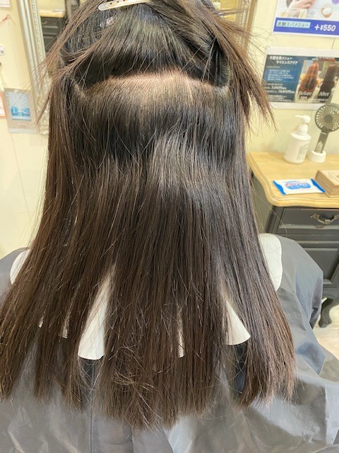 大阪吹田の髪質改善縮毛矯正