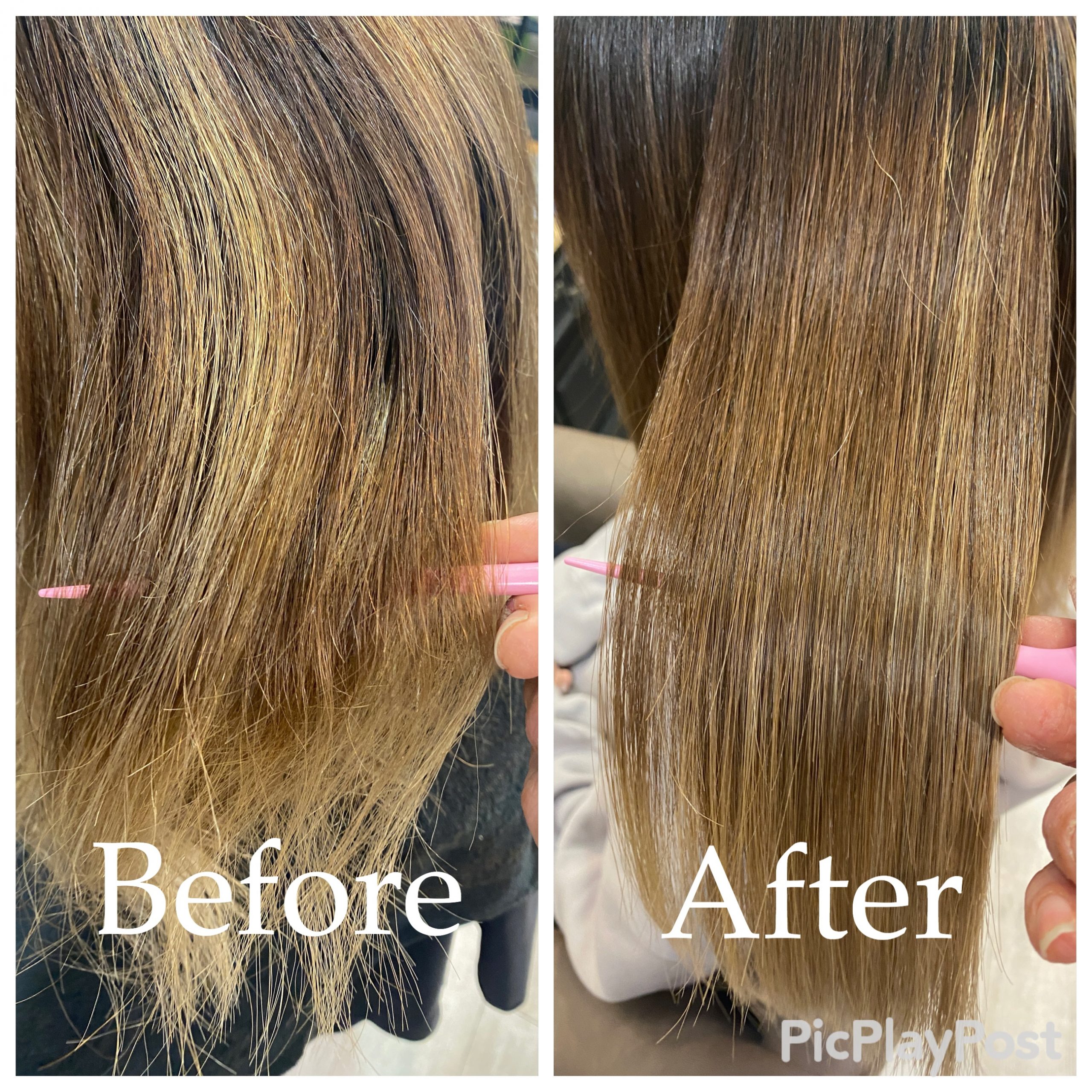 大阪吹田で髪質改善縮毛矯正