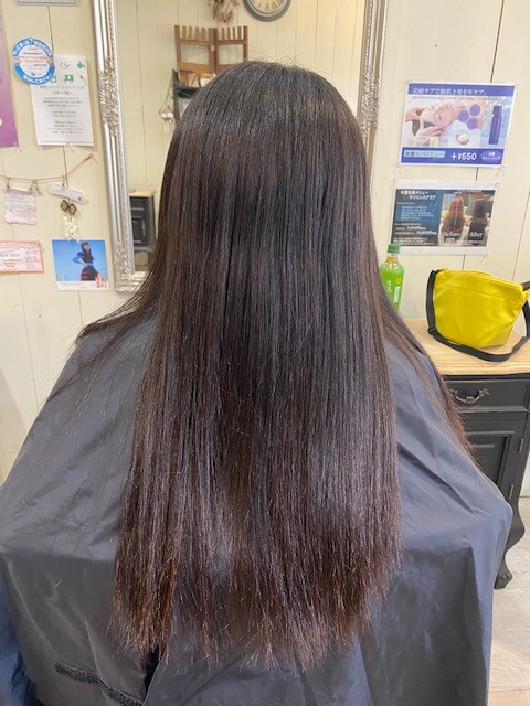 大阪吹田で髪質改善縮毛矯正