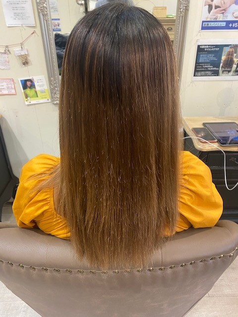 ダメージ毛の縮毛矯正