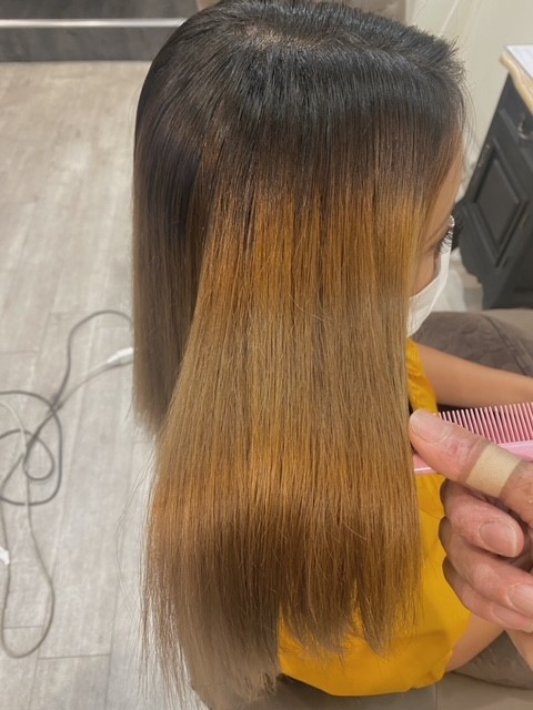 ダメージ毛の縮毛矯正