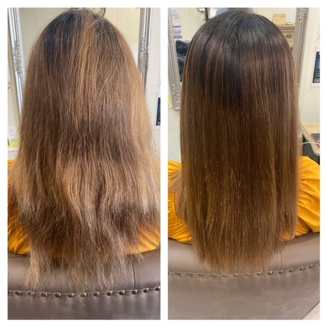 ダメージ毛の縮毛矯正