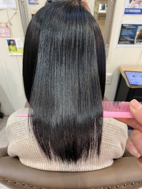 大阪吹田で縮毛矯正