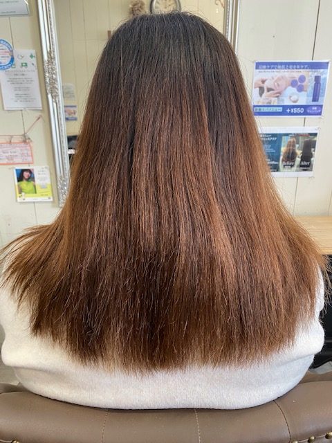 大阪吹田で縮毛矯正