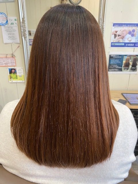 大阪吹田で縮毛矯正