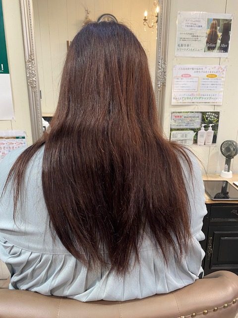 大阪吹田で縮毛矯正