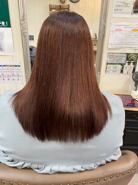 大阪吹田で縮毛矯正