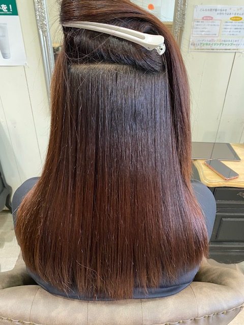 大阪吹田で縮毛矯正