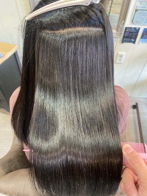 大阪吹田で縮毛矯正で髪質改善