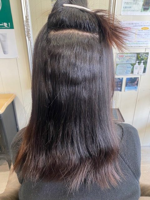 大阪吹田で縮毛矯正